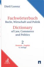 Cover-Bild Fachwörterbuch Recht, Wirtschaft und Politik = Dictionary of Law, Commerce and Politics