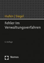 Cover-Bild Fehler im Verwaltungsverfahren