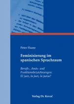 Cover-Bild Feminisierung im spanischen Sprachraum