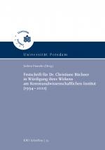Cover-Bild Festschrift für Dr. Christiane Büchner in Würdigung ihres Wirkens am Kommunalwissenschaftlichen Institut (1994–2022)