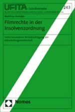 Cover-Bild Filmrechte in der Insolvenzordnung