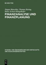 Cover-Bild Finanzanalyse und Finanzplanung