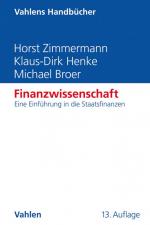 Cover-Bild Finanzwissenschaft