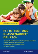 Cover-Bild Fit in Test und Klassenarbeit – Deutsch 5./6. Klasse Gymnasium