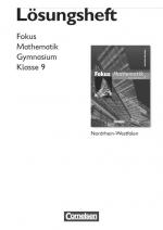 Cover-Bild Fokus Mathematik - Nordrhein-Westfalen - Bisherige Ausgabe / 9. Schuljahr - Lösungen zum Schülerbuch