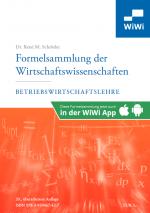 Cover-Bild Formelsammlung der WIrtschaftswissenschaften
