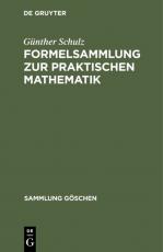 Cover-Bild Formelsammlung zur praktischen Mathematik