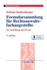 Cover-Bild Formularsammlung für Rechtsanwaltsfachangestellte