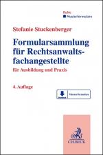 Cover-Bild Formularsammlung für Rechtsanwaltsfachangestellte