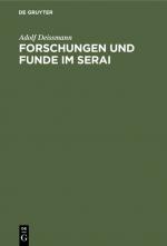 Cover-Bild Forschungen und Funde im Serai