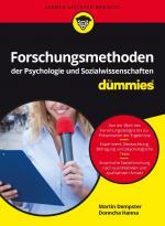 Cover-Bild Forschungsmethoden der Psychologie und Sozialwissenschaften für Dummies