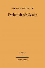 Cover-Bild Freiheit durch Gesetz
