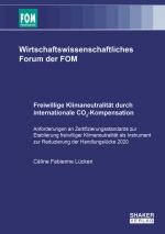 Cover-Bild Freiwillige Klimaneutralität durch internationale CO₂-Kompensation