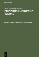 Cover-Bild Friedrich Meinecke: Werke / Die Entstehung des Historismus