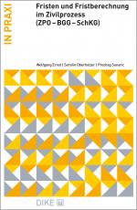 Cover-Bild Fristen und Fristberechnung im Zivilprozess (ZPO - BGG - SchKG)