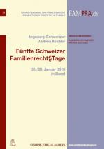 Cover-Bild Fünfte Schweizer Familienrecht§Tage