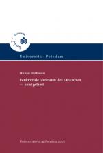 Cover-Bild Funktionale Varietäten des Deutschen - kurz gefasst
