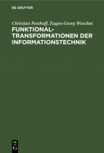 Cover-Bild Funktionaltransformationen der Informationstechnik