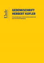 Cover-Bild Gedenkschrift Herbert Kofler