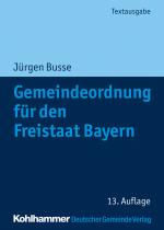 Cover-Bild Gemeindeordnung für den Freistaat Bayern