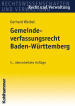 Cover-Bild Gemeindeverfassungsrecht Baden-Württemberg