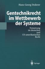 Cover-Bild Gentechnikrecht im Wettbewerb der Systeme