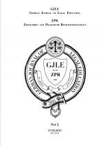 Cover-Bild German Journal of Legal Education - 2015 - Vol. 2