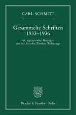 Cover-Bild Gesammelte Schriften 1933–1936.