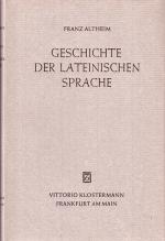 Cover-Bild Geschichte der Lateinischen Sprache