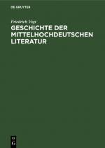 Cover-Bild Geschichte der mittelhochdeutschen Literatur