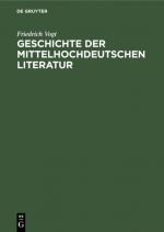 Cover-Bild Geschichte der mittelhochdeutschen Literatur