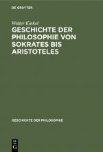 Cover-Bild Geschichte der Philosophie von Sokrates bis Aristoteles