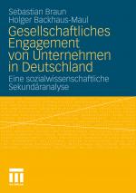 Cover-Bild Gesellschaftliches Engagement von Unternehmen in Deutschland