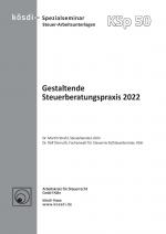 Cover-Bild Gestaltende Steuerberatungspraxis 2022