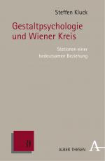 Cover-Bild Gestaltpsychologie und Wiener Kreis
