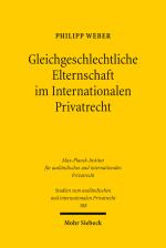 Cover-Bild Gleichgeschlechtliche Elternschaft im Internationalen Privatrecht