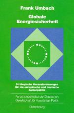 Cover-Bild Globale Energiesicherheit