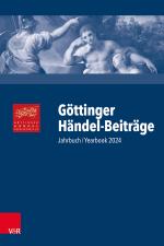 Cover-Bild Göttinger Händel-Beiträge, Band 25