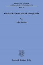 Cover-Bild Governance-Strukturen im Energierecht.