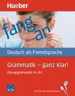 Cover-Bild Grammatik – ganz klar!