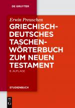 Cover-Bild Griechisch-deutsches Taschenwörterbuch zum Neuen Testament