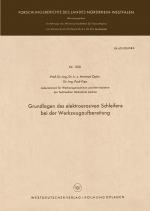 Cover-Bild Grundlagen des elektroerosiven Schleifens bei der Werkzeugaufbereitung