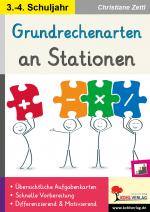 Cover-Bild Grundrechenarten an Stationen / Klasse 3-4