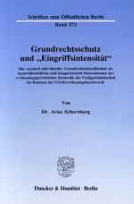 Cover-Bild Grundrechtsschutz und "Eingriffsintensität".