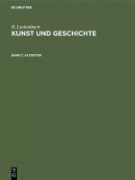 Cover-Bild H. Luckenbach: Kunst und Geschichte / Altertum