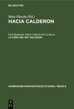 Cover-Bild Hacia Calderon / La cena del Rey Baltasar