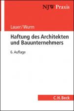 Cover-Bild Haftung des Architekten und Bauunternehmers
