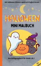 Cover-Bild Halloween Mini Malbuch Reisemalbuch Beschäftigungsbuch für Kinder ab 2