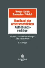 Cover-Bild Handbuch der arbeitsrechtlichen Aufhebungsverträge