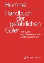 Cover-Bild Handbuch der gefährlichen Güter. Transport- und Gefahrenklassen. Austauschlieferung, Dezember 2017